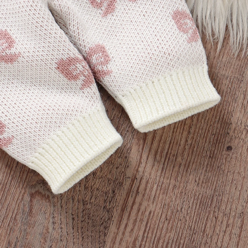 Conjunto de punto 2 piezas para bebé niña 0-9 meses – Otoño invierno - imagen 5
