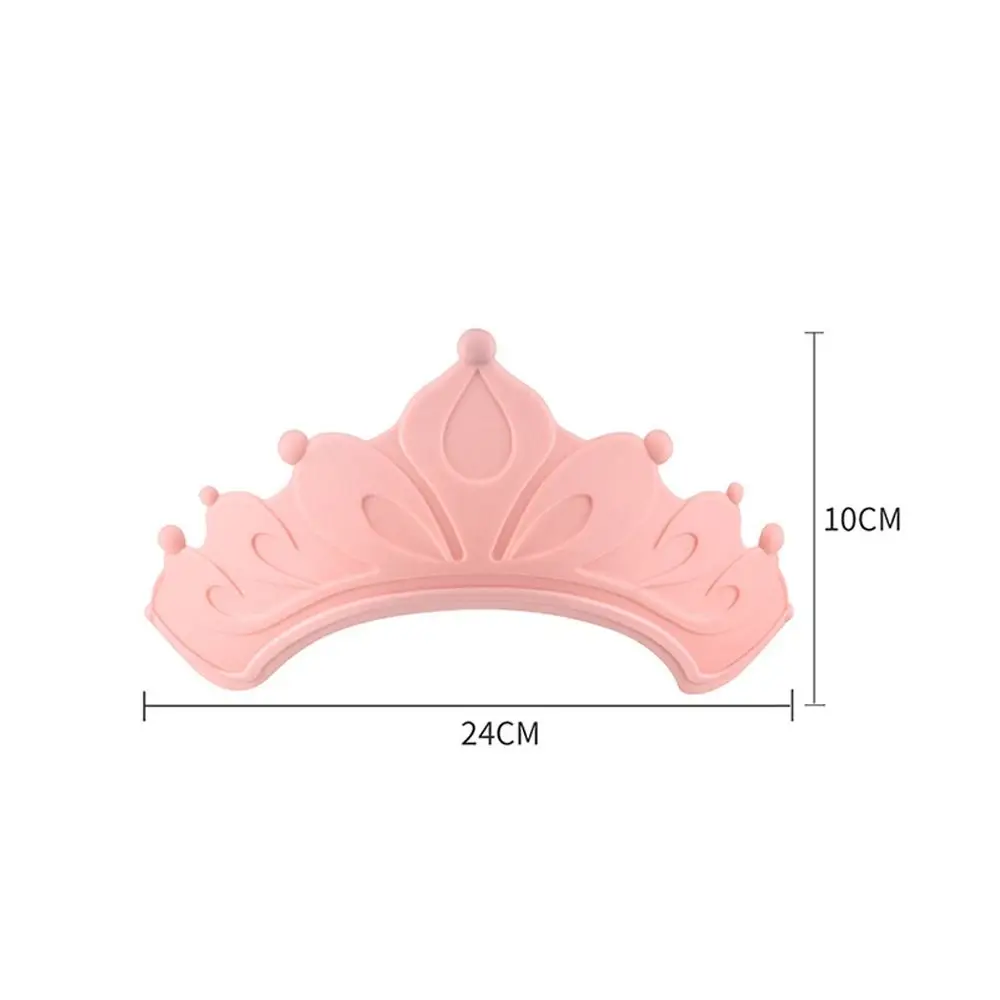 Gorro de champú rosa lateral