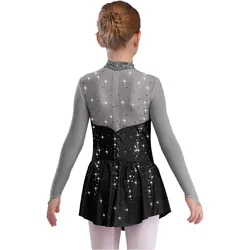 Body de niña para danza y ballet con pedrería brillante