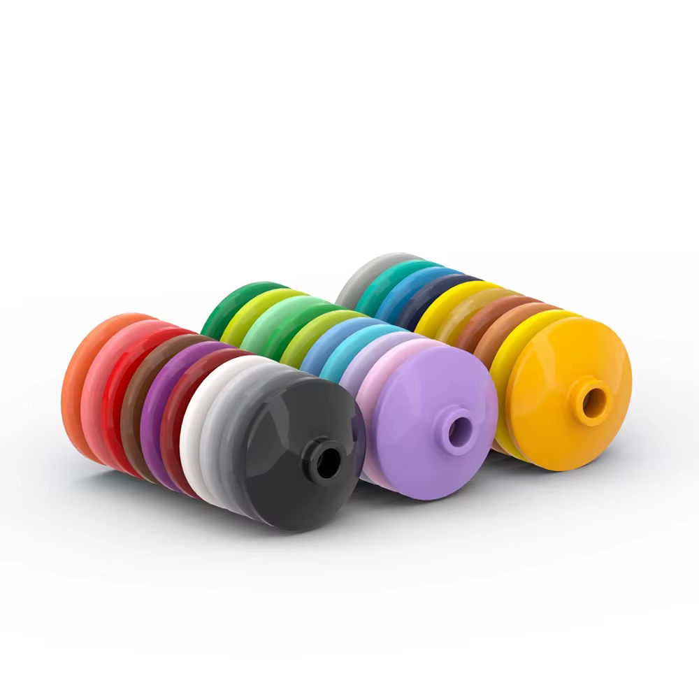 Platos invertidos 2x2 para construir – Compatible LEGO, Set DIY