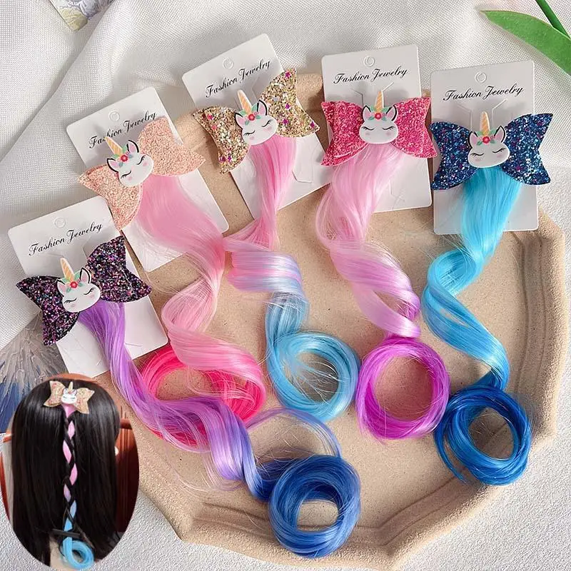 Pinza clip de pico de pato unicornio princesa para niñas - imagen 4