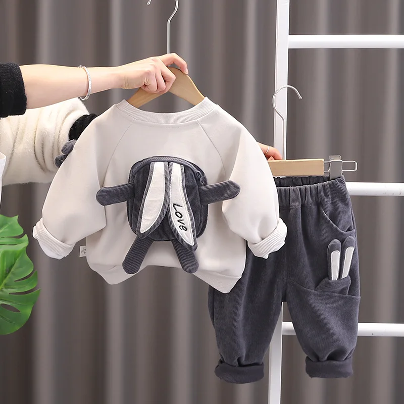 Conjunto jersey algodón orgánico para bebé - chándal deportivo infantil - imagen 5