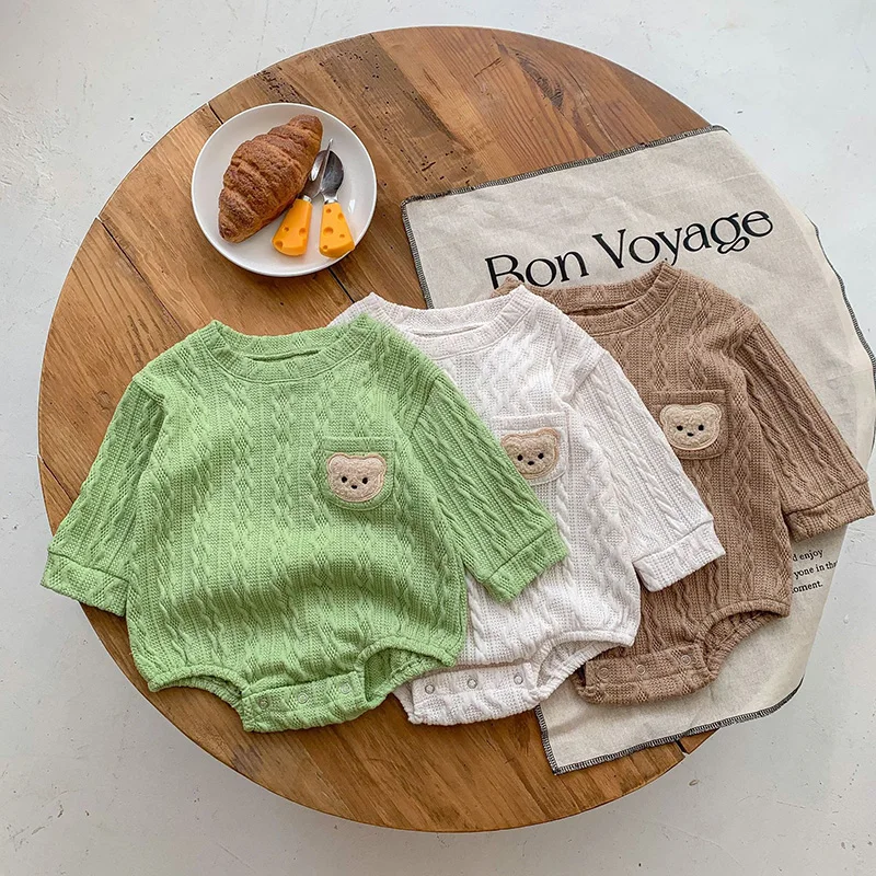 Body manga larga Milangel para bebé – Ropa una pieza otoño - imagen 5