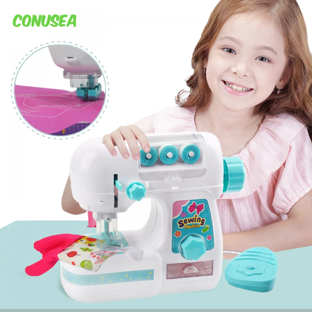 Mini máquina de coser eléctrica para niños – Juguete educativo DIY - imagen 2