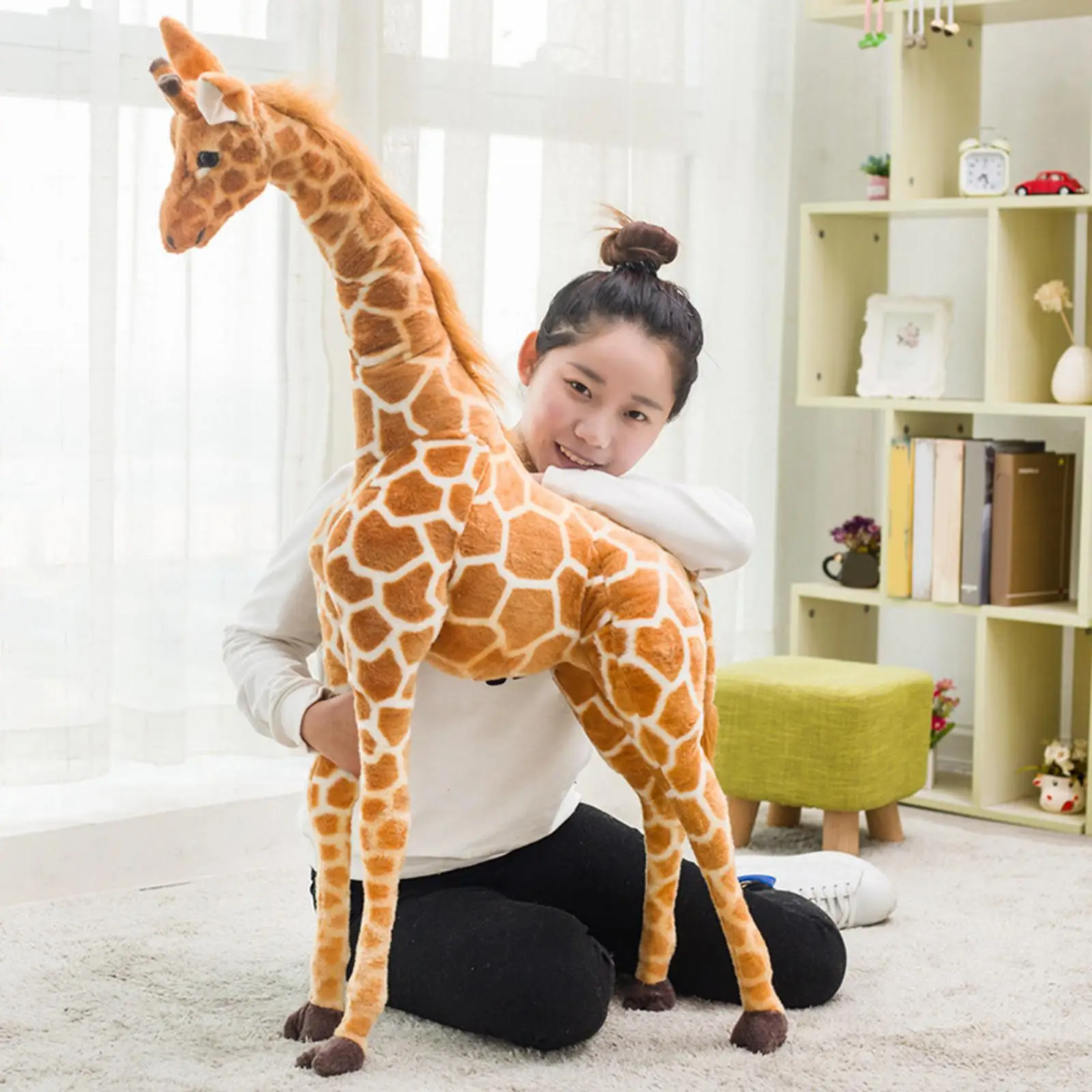 Peluche jirafa suave para regalo de cumpleaños, juguete peques - imagen 3