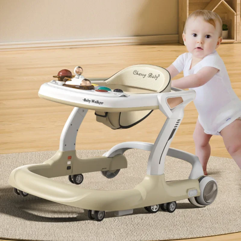 Andador para bebé multiposición con triciclo plegable giratorio - imagen 3