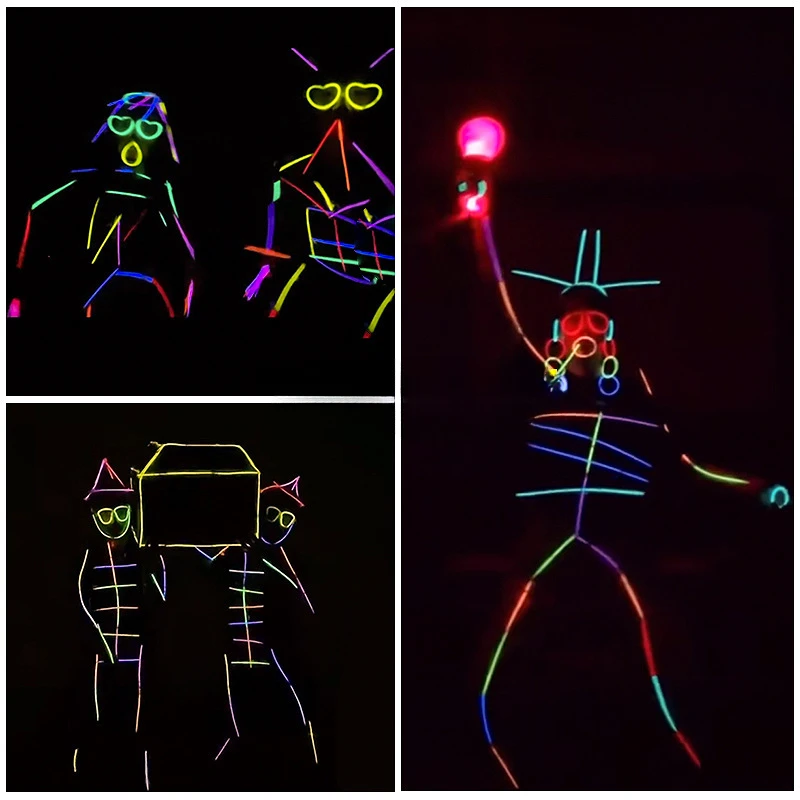 Barras luminosas para fiestas infantiles – 20 cm fluorescentes - imagen 3