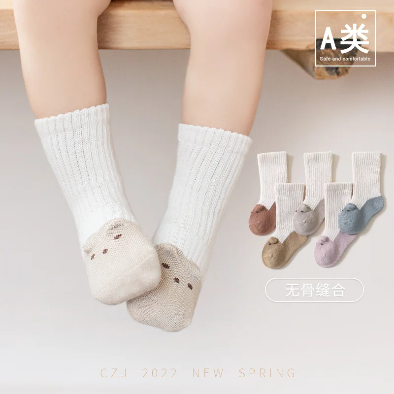 Calcetines con orejas para bebé y niña – Suaves y cómodas - imagen 2