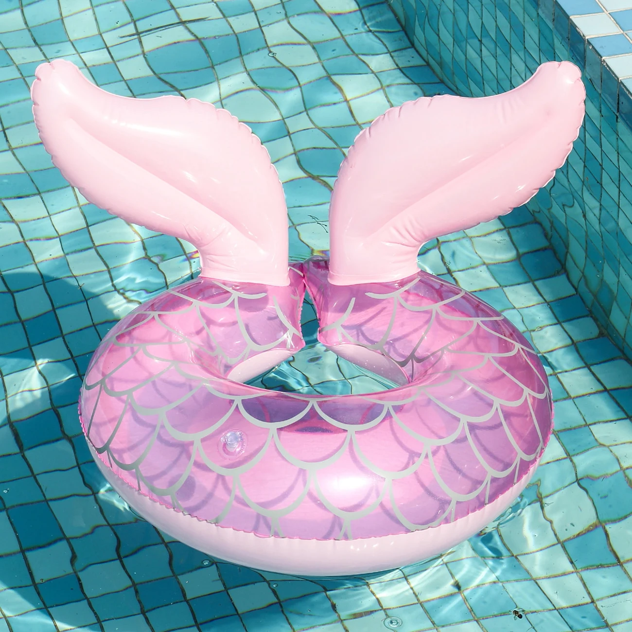 Flotador de piscina bebé con forma de sirena para natación - imagen 3