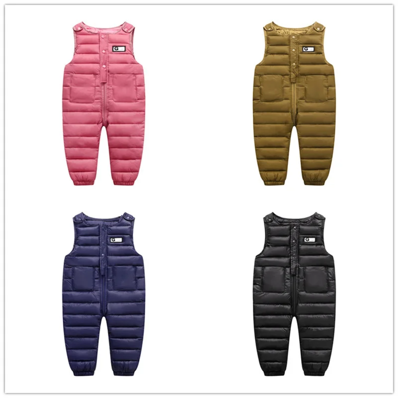 Pantalones de plumón para bebé y niños - Invierno cálido, cómodo - imagen 5