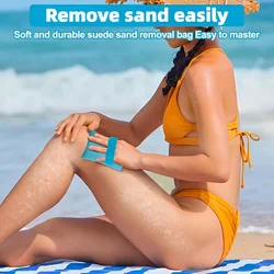 Guantes antisarena ligeros lavables para playa, secado rápido