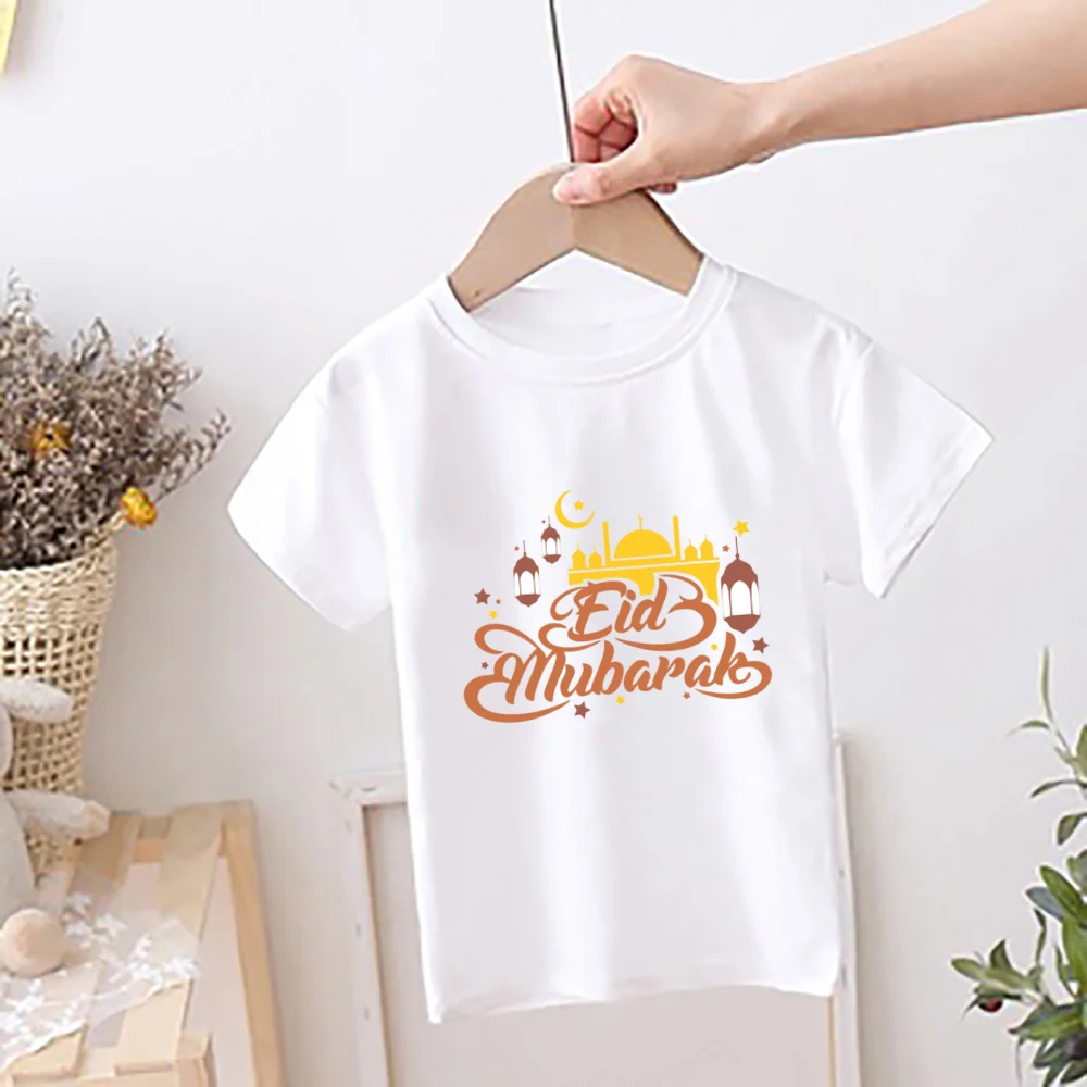 Camiseta Eid Mubarak manga corta infantil para niño - imagen 5