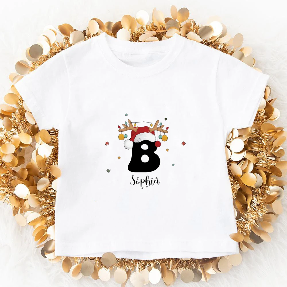 Camiseta navideña familiar personalizada con nombre - imagen 4