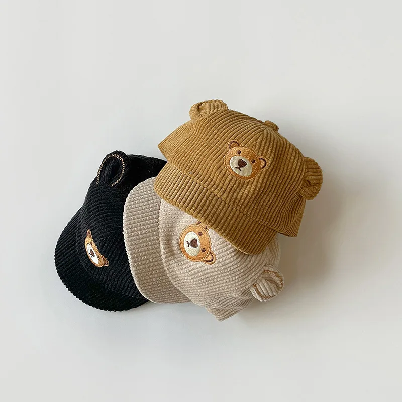 Gorro de pana con orejas de oso Milangel para bebé - imagen 3