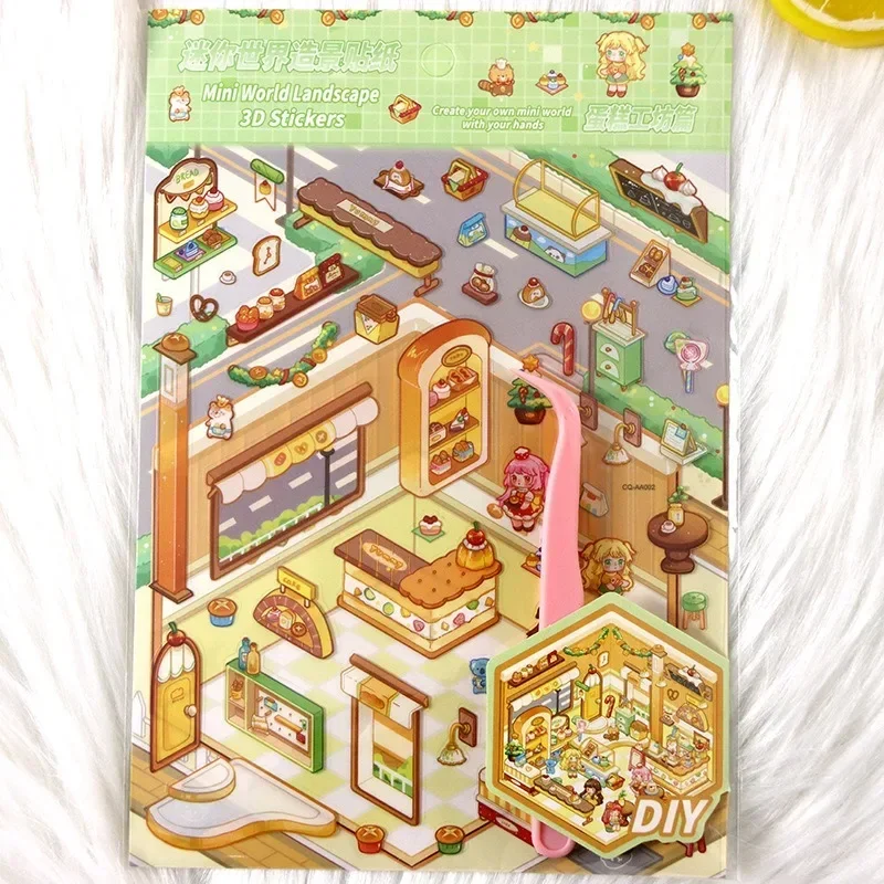 Pegatinas infantiles 3D para manualidades y scrapbooking creativas - imagen 5