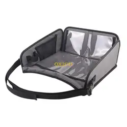QX2D Bandeja de viaje con tablero dibujo y bolsillo para aperitivos