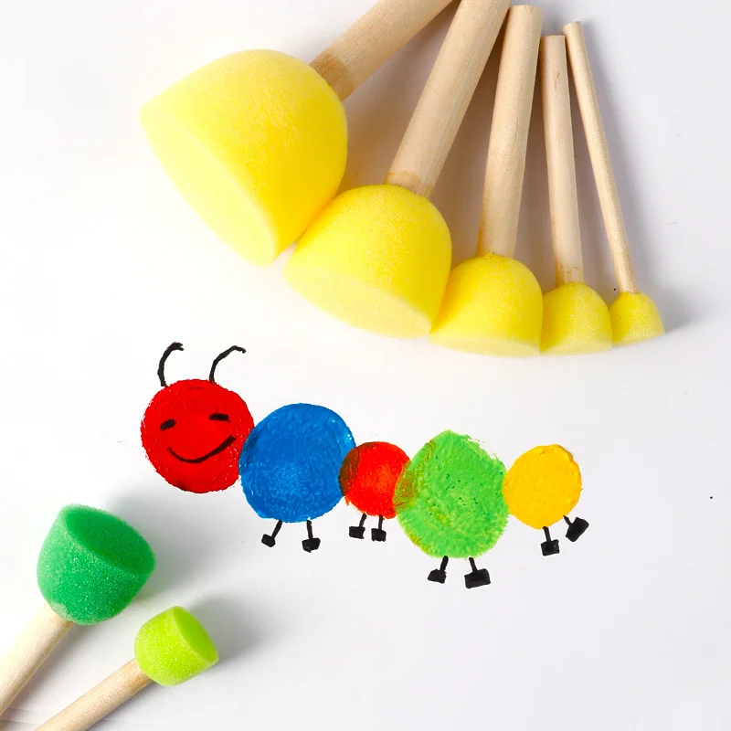 Rodillo de estampado TMZ para pintura y manualidades infantiles - imagen 3