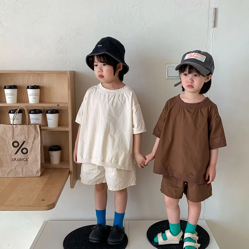 Milangel Conjunto algodón niño: pantalón corto y camiseta manga corta - imagen 5