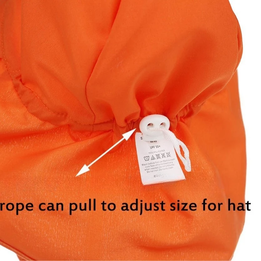 Gorra infantil de ala ancha con protección UV para verano - imagen 2