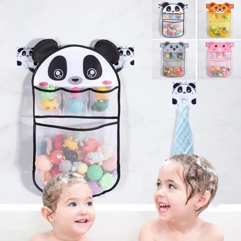 Organizador de baño colgante para bebé con ganchos y juguetes - imagen 4