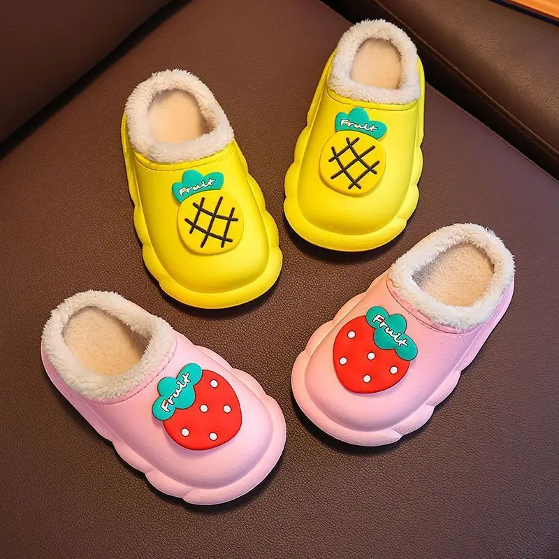 Pantuflas antideslizantes de casa algodón para niños y niñas - imagen 5