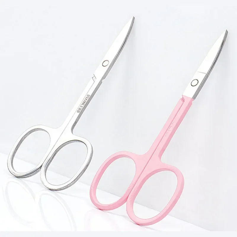 Tijeras pequeñas de acero inoxidable para recortar cejas