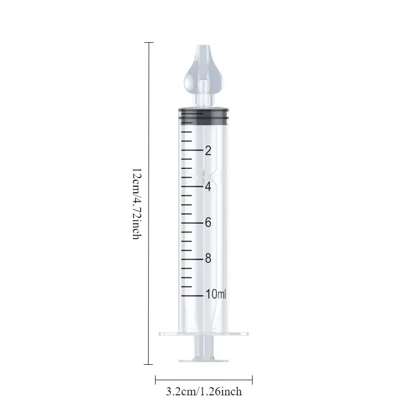 Aspirador nasal para bebé con jeringa limpiadora