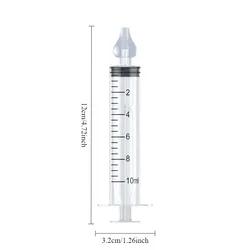 Aspirador nasal para bebé con jeringa limpiadora