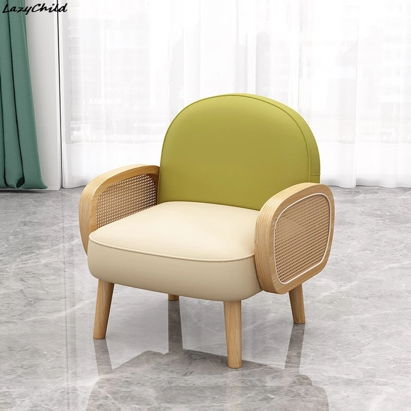 Lazychild minisofá infantil de tela roja para habitación - imagen 5