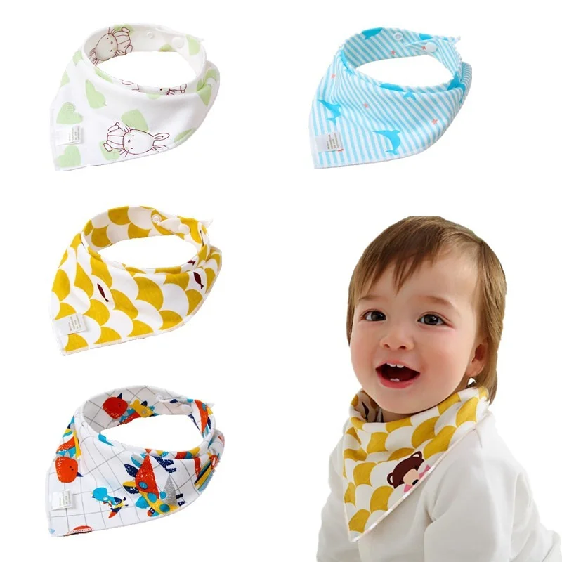 Baberos bandana de tela para bebés – Ideales para alimentación - imagen 3