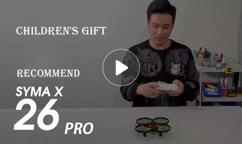 Vista general del quadcopter SYMA X26 PRO RC
