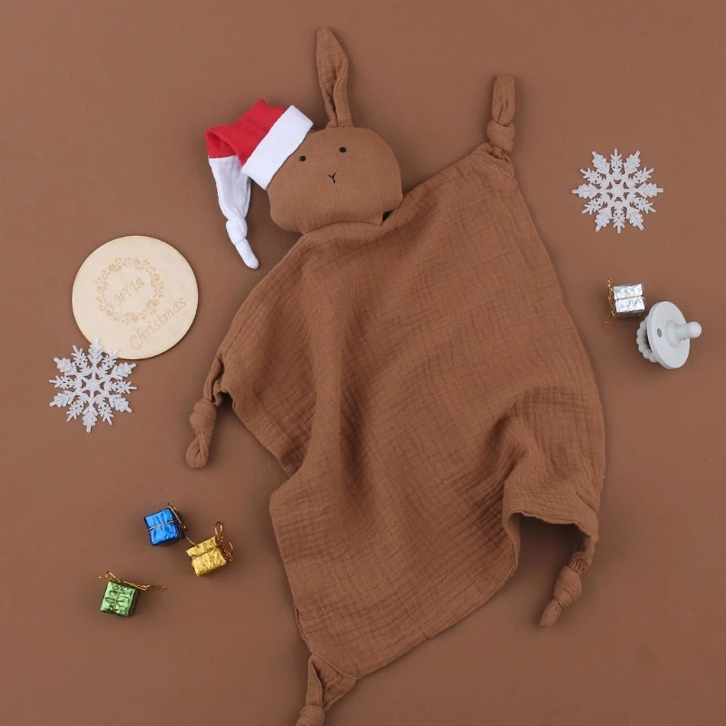 Toalla de muselina de algodón suave con forma de conejo para bebé - imagen 5
