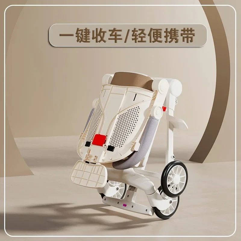 Cochecito ultraligero y plegable para bebé – Reclinable - imagen 3