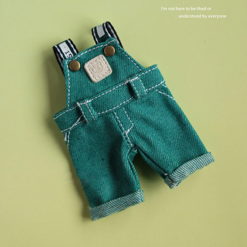 Ropa para muñecas 15 cm: vaqueros, mono y falda hechos a mano