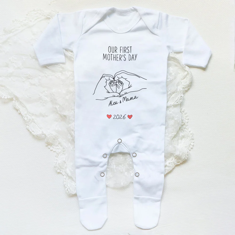 Pijama personalizado de bebé para el Día de la Madre - imagen 3