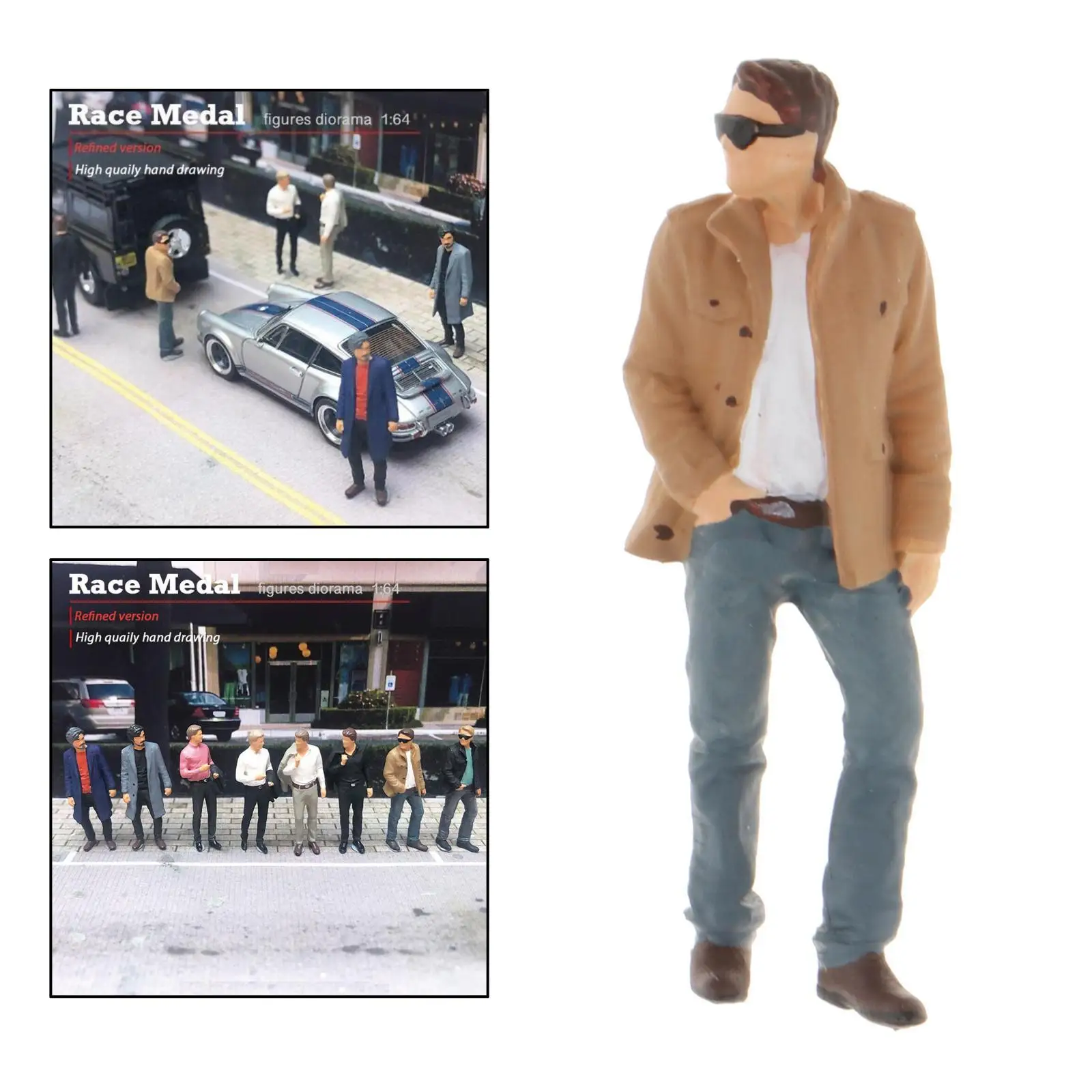 Figura Diorama con chaqueta para decoración infantil de escritorio - imagen 5
