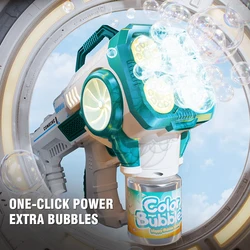 Pistola de burbujas eléctrica automática para jardín infantil