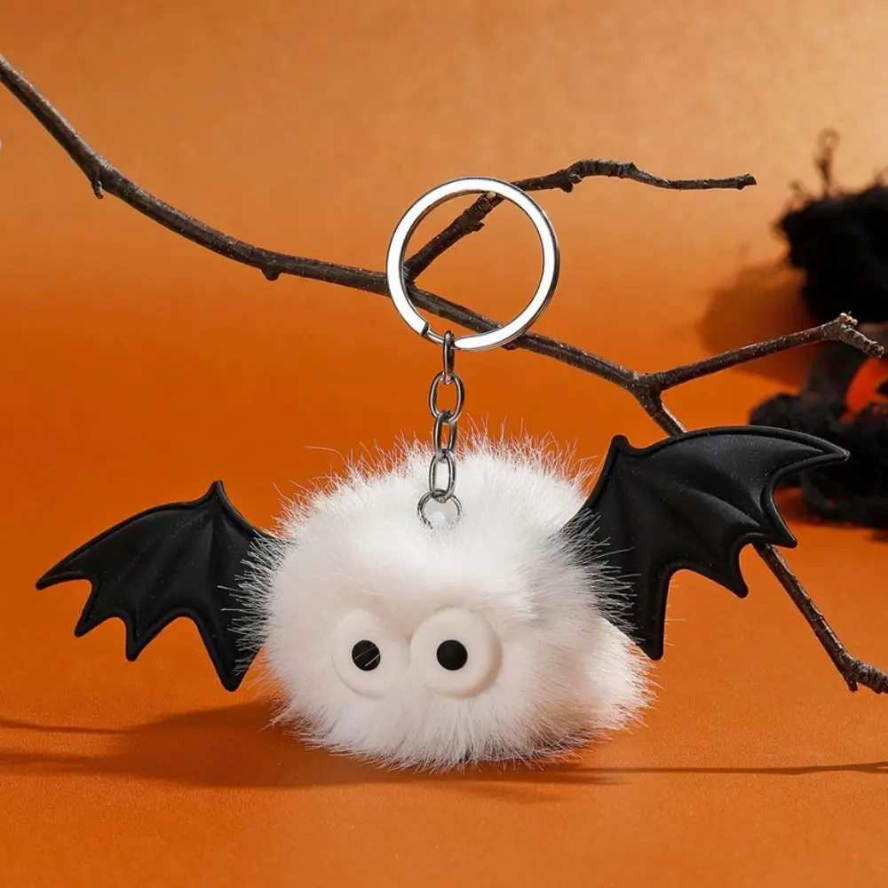 Llavero de peluche de murciélago para bolso, Halloween - imagen 3