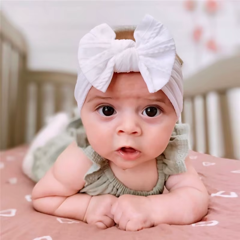 Diadema suave elástica para bebé niña