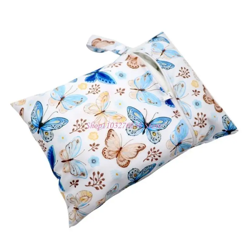 Bolsa para pañales con estampado de dibujos animados