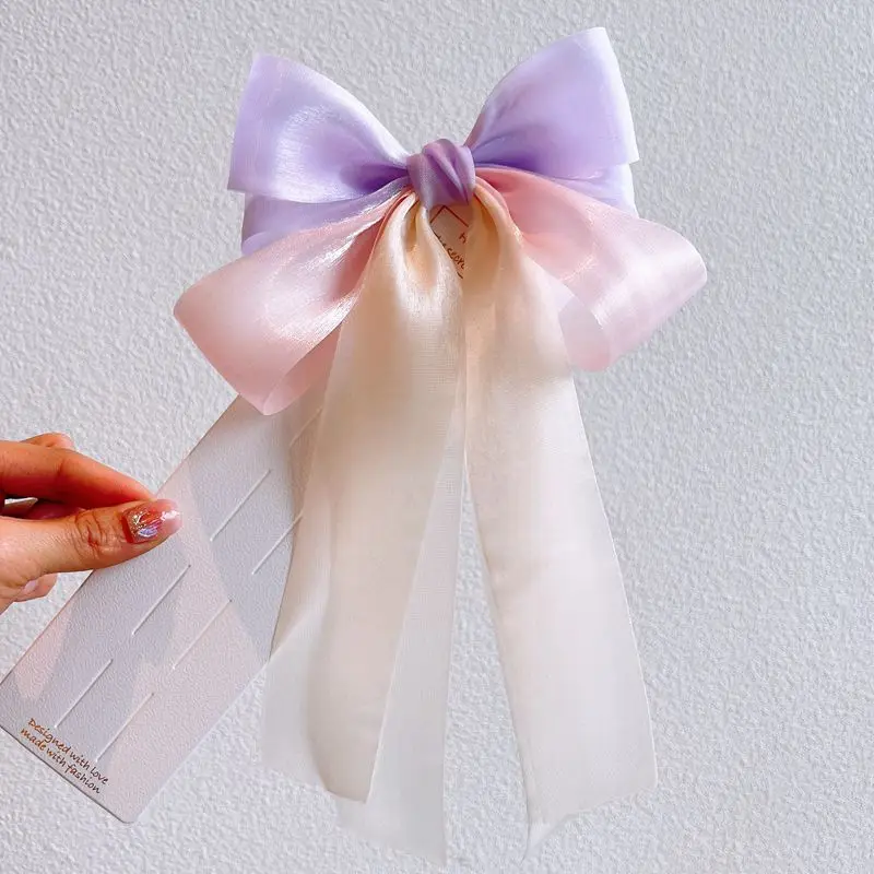 Pasador de pelo con lazo y lentejuelas para niñas - imagen 2