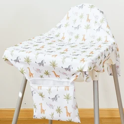 Elinfant babero de alimentación impermeable para trona de bebé