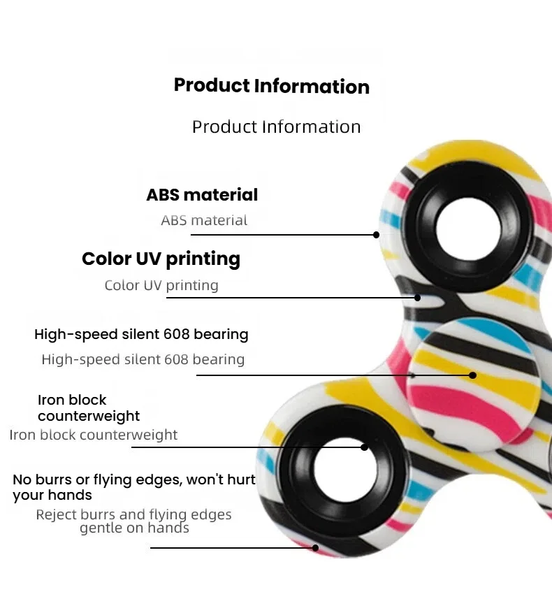 Variedad de acabados del spinner