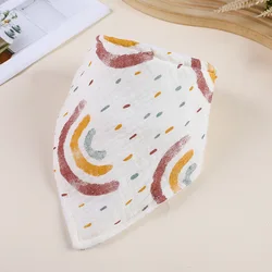 Babero bandana triangular de algodón para bebé recién nacido
