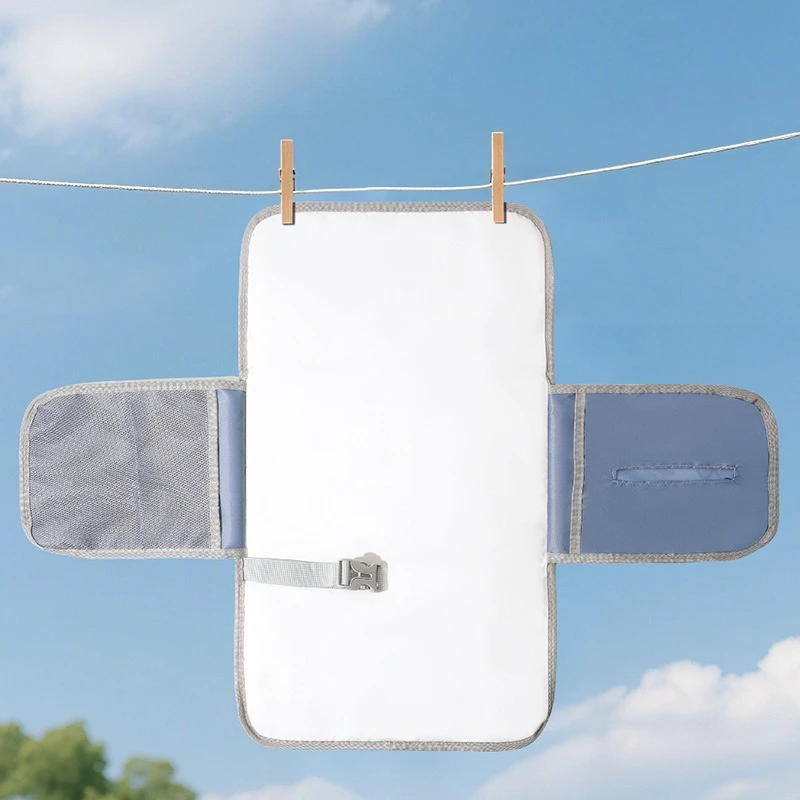 Cambiador de pañales portátil plegable impermeable para recién nacido - imagen 5