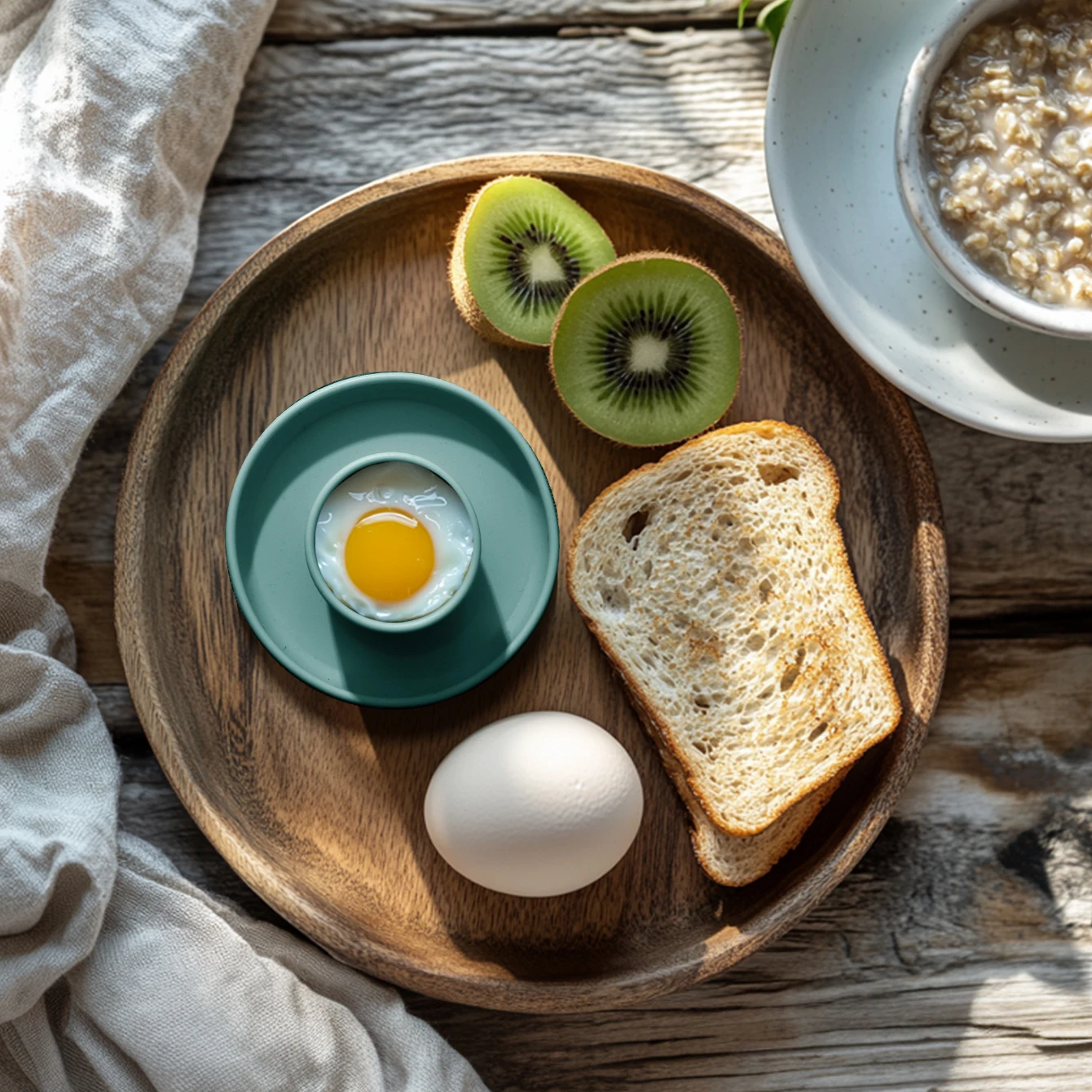 Soporte de silicona para huevos de bebé - Antideslizante para entrenamiento de destete - imagen 3