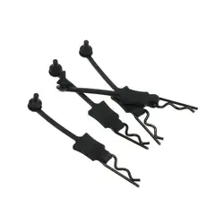 Clips elásticos de fijación para carrocería RC negra