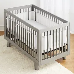 Protector de barrotes transpirable para cuna – 2 unidades