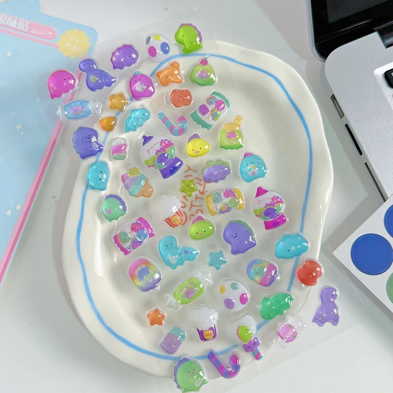 Pegatinas tridimensionales en relieve para diarios y álbumes - imagen 4