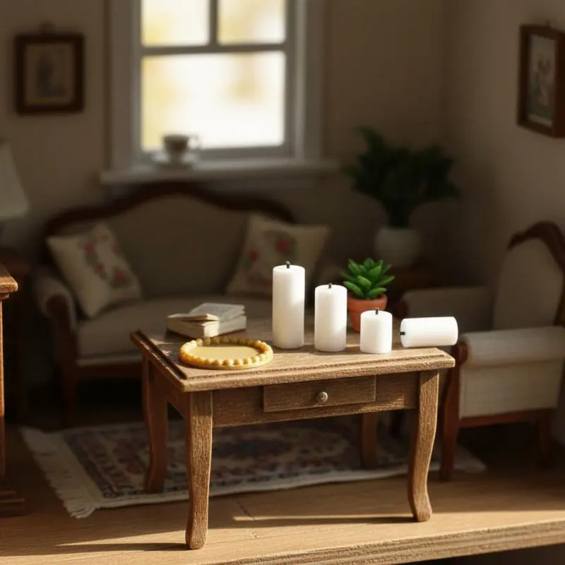 Kit de manualidades para velas en miniatura con cera de abeja